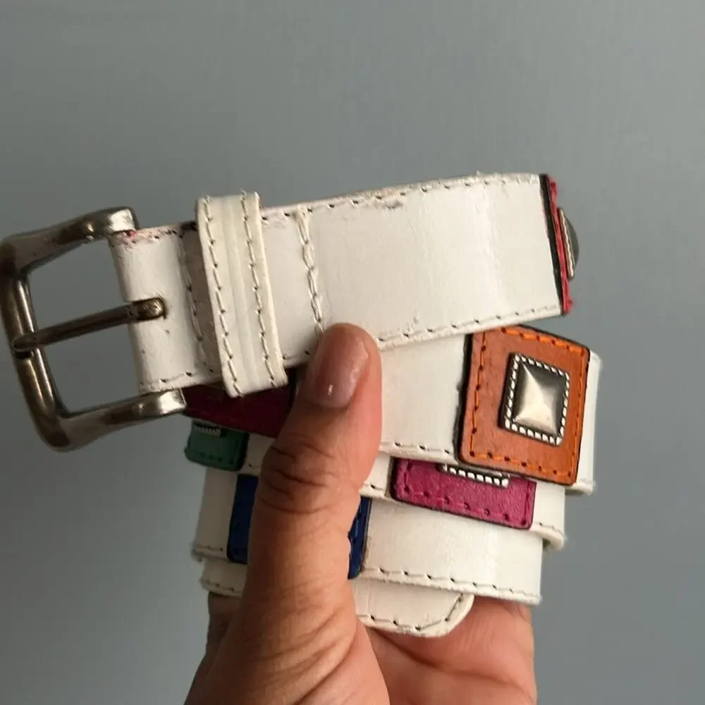 Elisabeth Liz Claiborne | Vintage 1990’s Multi Color Studded Belt size 2